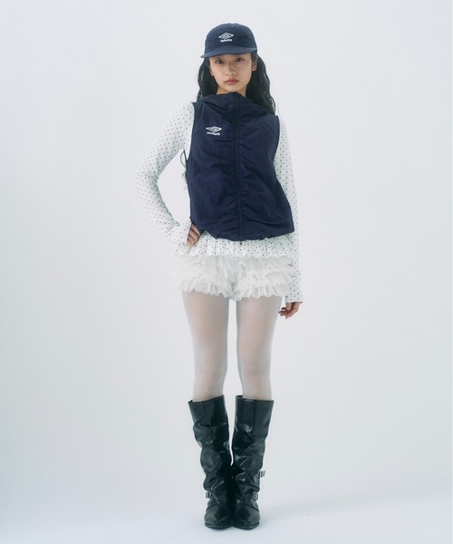 FEKETE（フェケテ）の「【umbro×fekete】cap / ジェットキャップ（キャップ・レディース・ライトピンク/ブラック/ネイビー・FREE）」の6枚目の写真