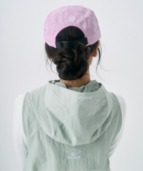 FEKETE（フェケテ）の「【umbro×fekete】cap / ジェットキャップ（キャップ・レディース・ライトピンク/ブラック/ネイビー・FREE）」の16枚目の写真