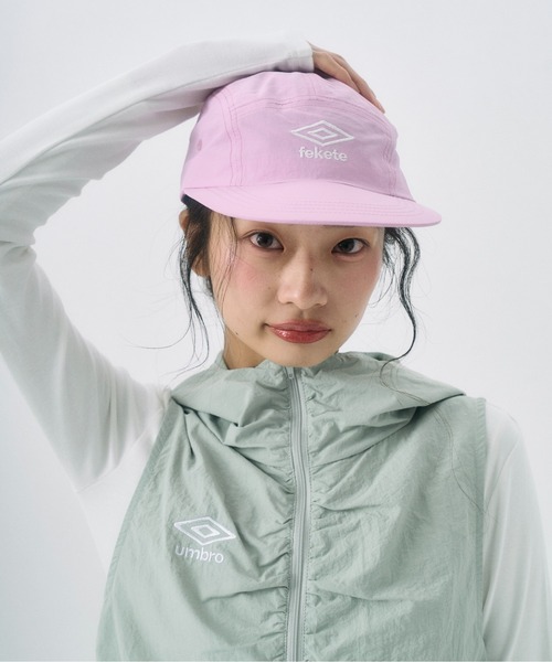 FEKETE（フェケテ）の「【umbro×fekete】cap / ジェットキャップ（キャップ・レディース・ライトピンク/ブラック/ネイビー・FREE）」の12枚目の写真