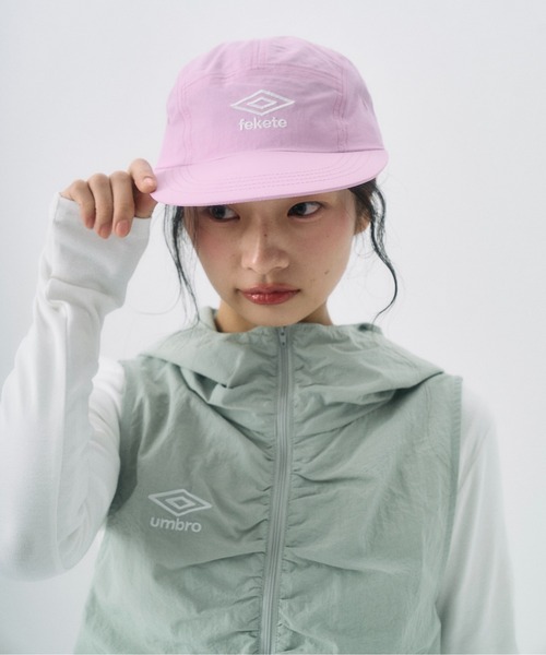 FEKETE（フェケテ）の「【umbro×fekete】cap / ジェットキャップ（キャップ・レディース・ライトピンク/ブラック/ネイビー・FREE）」の10枚目の写真