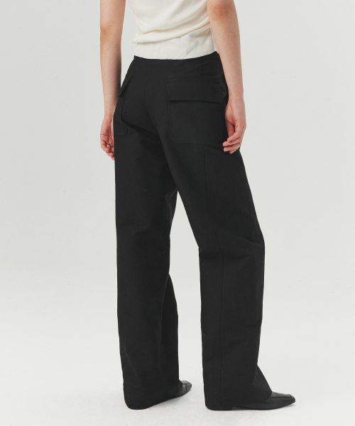 LEVAR（レバー）の「French Wide Chino Pants - Black（その他パンツ・レディース・その他・MEDIUM/SMALL）」の4枚目の写真