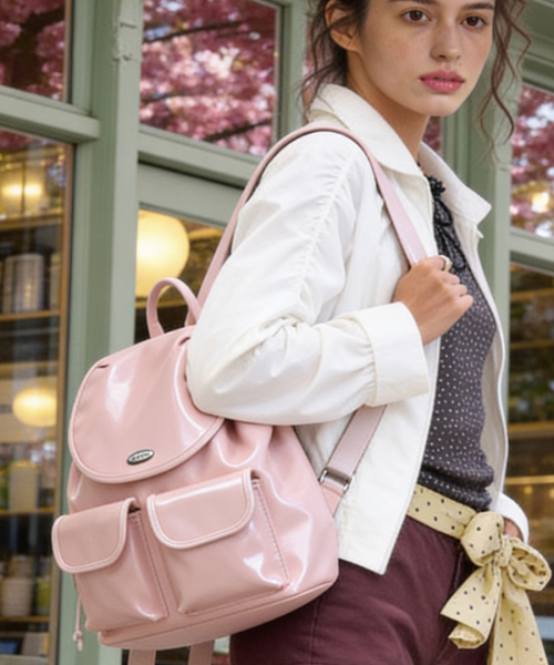 MATINCOX(マーティンコックス)の「Cozy Backpack-Softpink(バックパック/リュック・レディース・ライトピンク・FREE)」の2枚目の写真