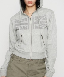 ^*！様 LAGUA GEM LETTERING BIG フーディ パーカー LAGUA GEM LETTERING BIG フーディ パーカー ブラック - メルカリ