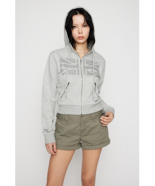 LAGUA GEM UNION JACK フーディ　　　新品タグ付き　グレー UNION JACK フーディ（パーカー）｜LAGUA GEM（ラグアジェム）の