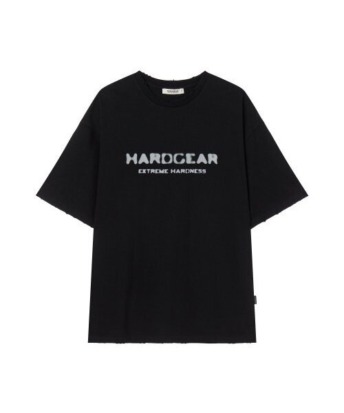 HARDGEAR APPAREL(ハードギアアパレル)の「ディストレストロゴTシャツブラック(Tシャツ/カットソー・メンズ・その他・LARGE/MEDIUM/X-LARGE)」の1枚目の写真