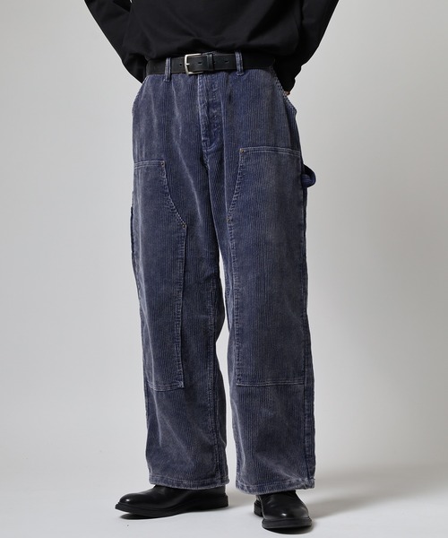 Jungle Storm(ジャングルストーム)の「JUNGLE STORM 加工コーデュロイダブルニーパンツ(その他パンツ・メンズ・ブラック/グレー・M/L)」の2枚目の写真