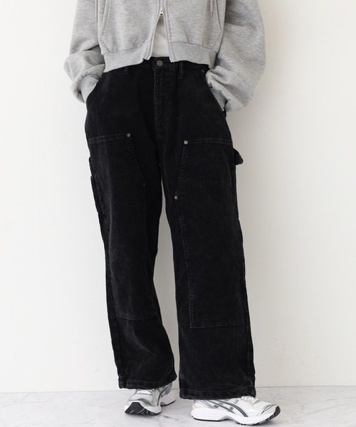 Jungle Storm(ジャングルストーム)の「JUNGLE STORM 加工コーデュロイダブルニーパンツ(その他パンツ・メンズ・ブラック/グレー・M/L)」の3枚目の写真