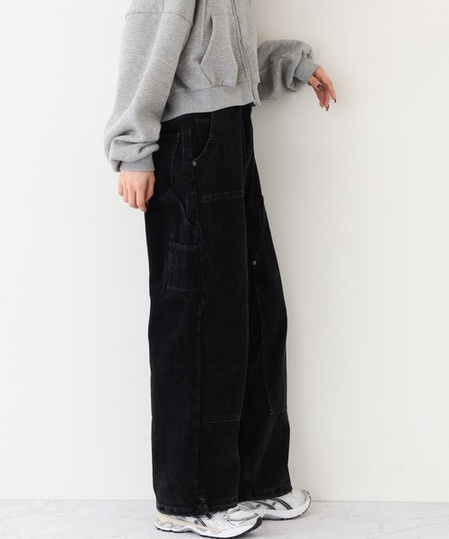 Jungle Storm(ジャングルストーム)の「JUNGLE STORM 加工コーデュロイダブルニーパンツ(その他パンツ・メンズ・ブラック/グレー・M/L)」の5枚目の写真