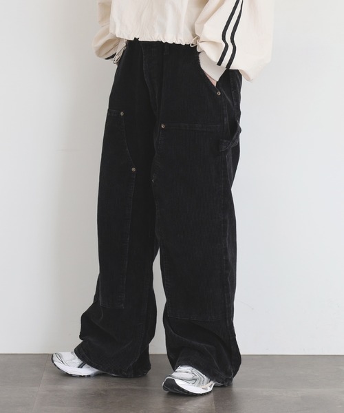 Jungle Storm(ジャングルストーム)の「JUNGLE STORM 加工コーデュロイダブルニーパンツ(その他パンツ・メンズ・ブラック/グレー・M/L)」の12枚目の写真