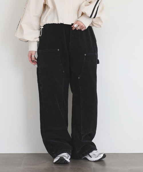 Jungle Storm(ジャングルストーム)の「JUNGLE STORM 加工コーデュロイダブルニーパンツ(その他パンツ・メンズ・ブラック/グレー・M/L)」の9枚目の写真