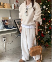 YUGA_YGMC Boa sweat top and pants set