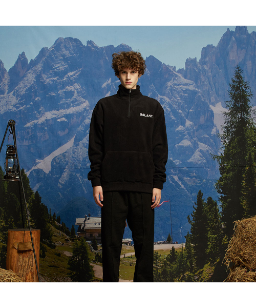 BALANT（バラント）の「ホープアンドファッション ハーフジップTシャツ - ブラック（その他トップス・メンズ・その他・MEDIUM/LARGE）」の2枚目の写真