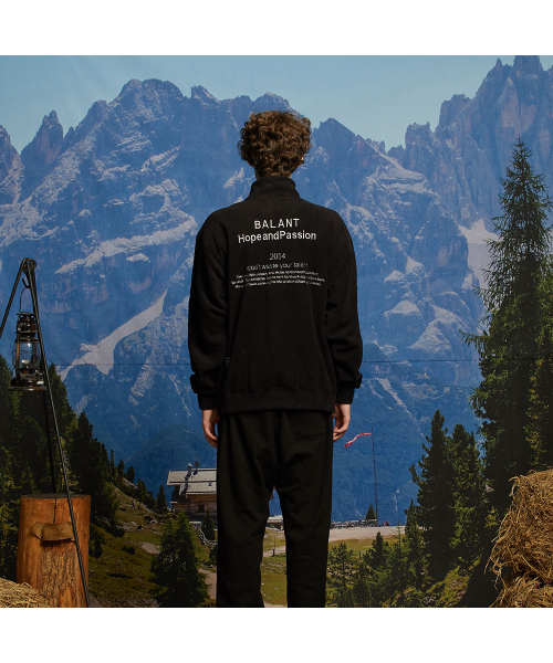 BALANT（バラント）の「ホープアンドファッション ハーフジップTシャツ - ブラック（その他トップス・メンズ・その他・MEDIUM/LARGE）」の4枚目の写真