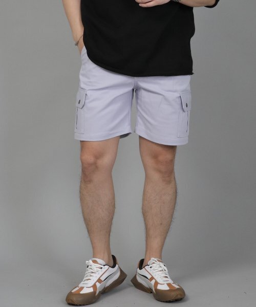 SAINTCREW(セントクルー)の「レトロラインカーゴショーツ RBC-340 パープル(その他パンツ・レディース・その他・MEDIUM/LARGE/X-LARGE)」の1枚目の写真