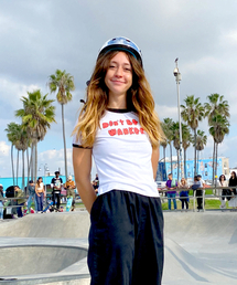 WANKER（ウォンカー）の「DONT BE A WANKER BABY T-SHIRT WHITE/NAVY（Tシャツ/カットソー）」