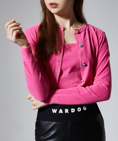 WARDOG(ワドッグ)の「ビビッドニットカーディガンピンク(カーディガン/ボレロ・レディース・その他・SMALL/MEDIUM)」の8枚目の写真