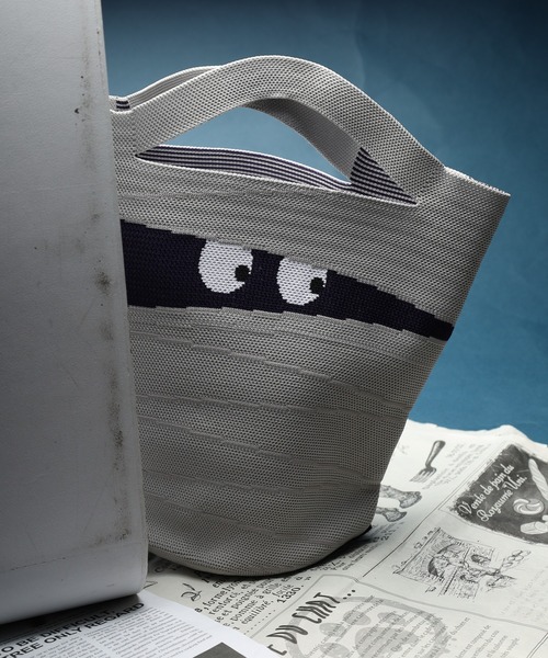 ROOTOTE(ルートート)の「ROOTOTE グルグルミイラミニトート(トートバッグ・レディース・ブラック/アイボリー/グレー・FREE)」の3枚目の写真