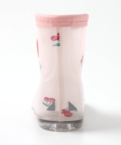 apres les cours（アプレレクール）の「花・ハート・さくらんぼ・恐竜柄レインシューズ（レインシューズ・キッズ・ラベンダー/ピンク/サックスブルー/アイボリー・14/15 /16/17/18/19）」の16枚目の写真