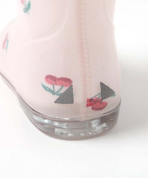 apres les cours（アプレレクール）の「花・ハート・さくらんぼ・恐竜柄レインシューズ（レインシューズ・キッズ・ラベンダー/ピンク/サックスブルー/アイボリー・14/15 /16/17/18/19）」の15枚目の写真