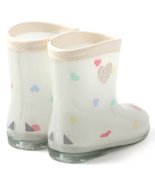 apres les cours（アプレレクール）の「花・ハート・さくらんぼ・恐竜柄レインシューズ（レインシューズ・キッズ・ラベンダー/ピンク/サックスブルー/アイボリー・14/15 /16/17/18/19）」の7枚目の写真