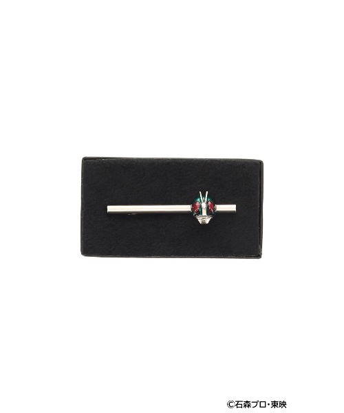 AOYAMA（アオヤマ）の「仮面ライダータイバー【マスクモチーフ】（ネクタイピン・メンズ・シルバー・F）」の2枚目の写真