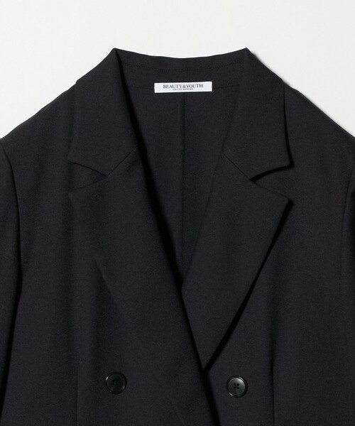 リネンライク ダブルジャケット（テーラードジャケット