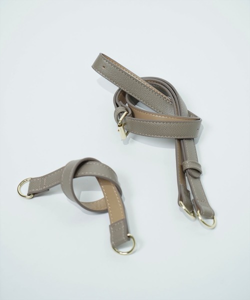Legato Largo(レガートラルゴ)の「"02"≪Legato Largo≫たすかるっかばん 3ポケット 2WAY ショルダーバッグ(ショルダーバッグ・レディース・ライトグレー/モカ/ブラック/グレイッシュベージュ/バーガンディー・ONE SIZE)」の22枚目の写真