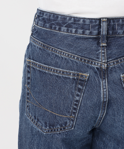 専用　Sサイズ　サムシングブルー　ラッフルブルー SOMETHING（サムシング） LISA ワイドデニム ストレッチ ジーンズ