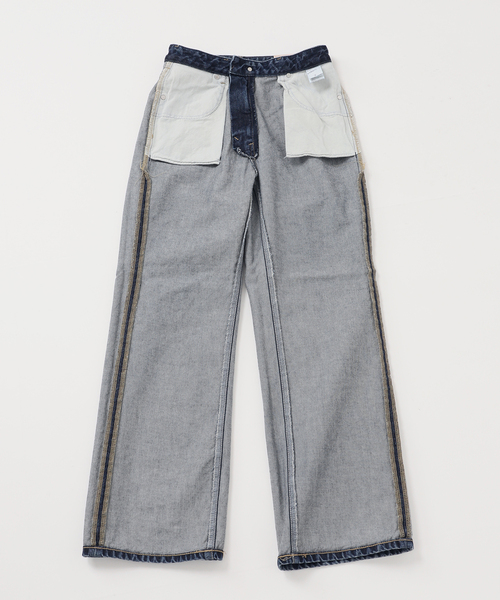 SOMETHING / サムシング 別注 VINTAGE SLIM WIDE*（デニムパンツ