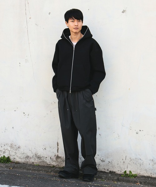 BEAMS（ビームス）の「ワイド ダブルニー イージーパンツ（その他パンツ・メンズ・チャコールグレー/ネイビー・XL/L/M/S）」の21枚目の写真