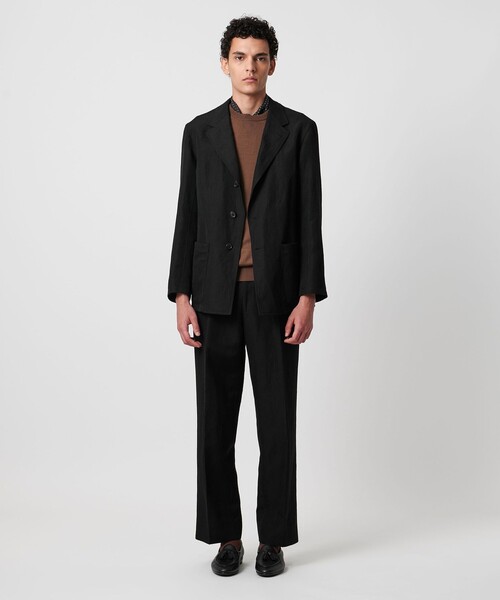 SOVEREIGN（ソブリン）の「＜SOVEREIGN＞カシミヤ リネン サキソニー カバーオール（その他アウター・メンズ・ブラック・L）」の3枚目の写真
