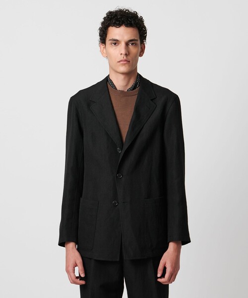 SOVEREIGN（ソブリン）の「＜SOVEREIGN＞カシミヤ リネン サキソニー カバーオール（その他アウター・メンズ・ブラック・L）」の5枚目の写真