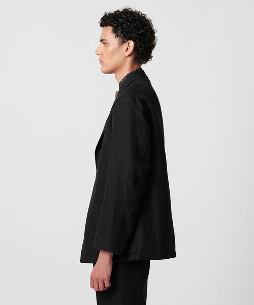 SOVEREIGN（ソブリン）の「＜SOVEREIGN＞カシミヤ リネン サキソニー カバーオール（その他アウター・メンズ・ブラック・L）」の6枚目の写真