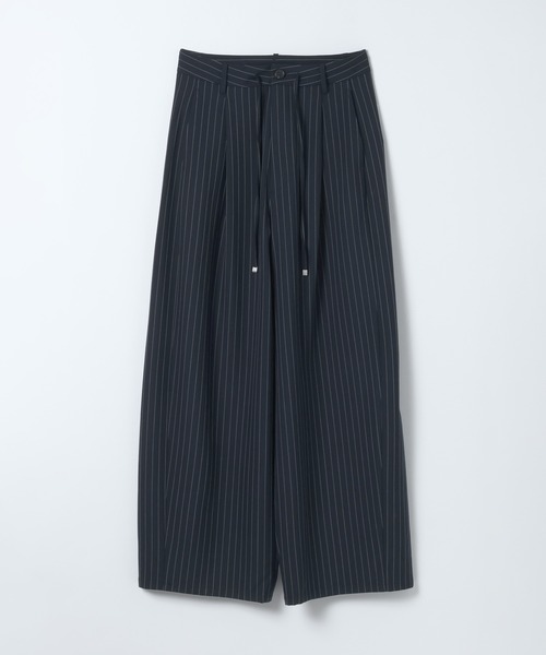 JEANASIS（ジーナシス）の「【SET UP対応】ドロストコクーンパンツ/638827（スラックス・レディース・ブラック/ブラウン/ネイビー系・MEDIUM/SMALL）」の3枚目の写真