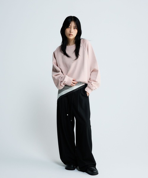 JEANASIS（ジーナシス）の「【SET UP対応】ドロストコクーンパンツ/638827（スラックス・レディース・ブラック/ブラウン/ネイビー系・MEDIUM/SMALL）」の15枚目の写真