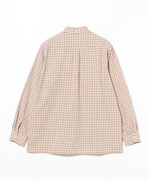 BEAMS PLUS(ビームスプラス)の「Open B.D. Sucker Plaid(シャツ/ブラウス・メンズ・ネイビー/グリーン/レッド・X-LARGE/LARGE/MEDIUM/SMALL)」の10枚目の写真