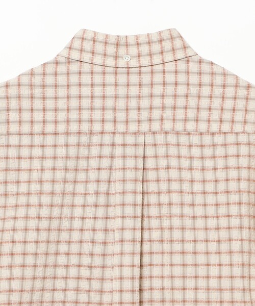 BEAMS PLUS(ビームスプラス)の「Open B.D. Sucker Plaid(シャツ/ブラウス・メンズ・ネイビー/グリーン/レッド・X-LARGE/LARGE/MEDIUM/SMALL)」の11枚目の写真