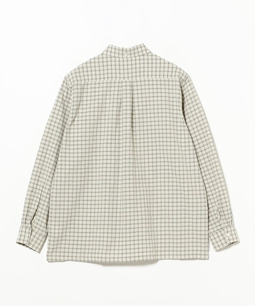 BEAMS PLUS(ビームスプラス)の「Open B.D. Sucker Plaid(シャツ/ブラウス・メンズ・ネイビー/グリーン/レッド・X-LARGE/LARGE/MEDIUM/SMALL)」の17枚目の写真