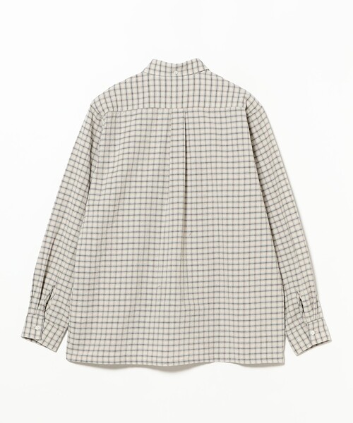 BEAMS PLUS(ビームスプラス)の「Open B.D. Sucker Plaid(シャツ/ブラウス・メンズ・ネイビー/グリーン/レッド・X-LARGE/LARGE/MEDIUM/SMALL)」の22枚目の写真