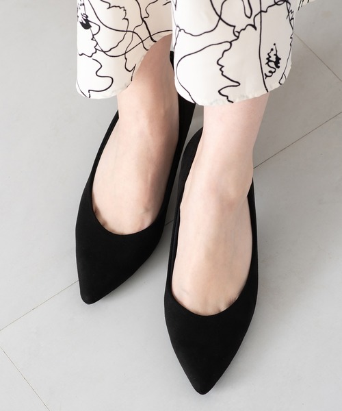 JELLY BEANS（ジェリービーンズ）の「<ふわさら>ポインテッドヒールパンプス【Made in Japan】(113-61603)JELLY BEANS(ジェリービーンズ)（パンプス・レディース・ライトグレー/ピンク・21.5/22/22.5/23/23.5/24/24.5/25/25.5）」の11枚目の写真