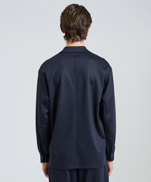 DESIGNWORKS(デザインワークス)の「モクロディー シャツ / セットアップ対応 / ストレッチ(シャツ/ブラウス・メンズ・ネイビー/ダークブラウン・48/46/50)」の7枚目の写真