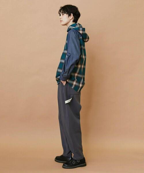 FRAPBOIS（フラボア）の「オンブレー ブルゾン（シャツ/ブラウス・レディース・グリーン/ベージュ・2/1）」の9枚目の写真