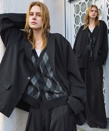 ROCHEM（ローシェン）の「【セットアップ2点セット】シングルブレストテーラードジャケット+ディープタックワイドバギースラックス（セットアップ）」