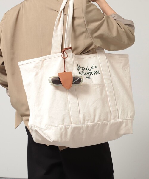 MAQWEL（マクウェル）の「【MAQWEL/マクウェル】AgfT TOTE BAG（トートバッグ・レディース・キナリ/カーキ・FREE）」の7枚目の写真