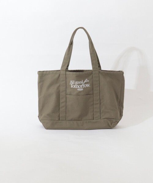 MAQWEL（マクウェル）の「【MAQWEL/マクウェル】AgfT TOTE BAG（トートバッグ・レディース・キナリ/カーキ・FREE）」の11枚目の写真