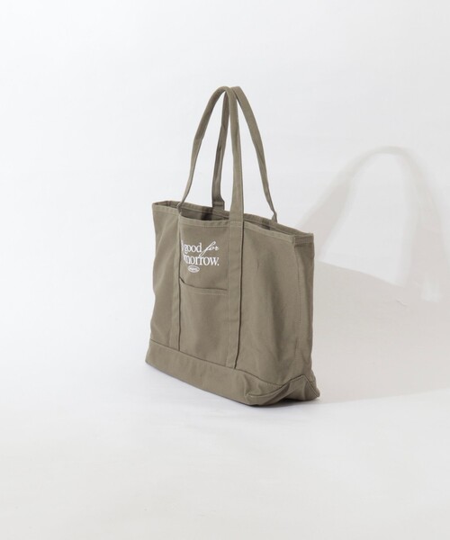 MAQWEL（マクウェル）の「【MAQWEL/マクウェル】AgfT TOTE BAG（トートバッグ・レディース・キナリ/カーキ・FREE）」の13枚目の写真