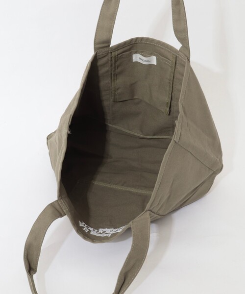 MAQWEL（マクウェル）の「【MAQWEL/マクウェル】AgfT TOTE BAG（トートバッグ・レディース・キナリ/カーキ・FREE）」の18枚目の写真