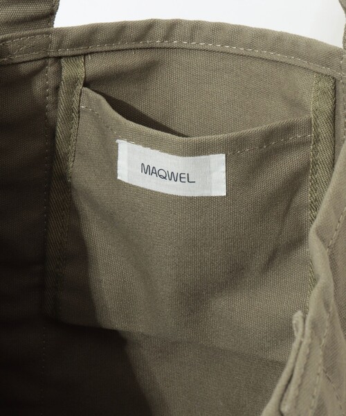 MAQWEL（マクウェル）の「【MAQWEL/マクウェル】AgfT TOTE BAG（トートバッグ・レディース・キナリ/カーキ・FREE）」の19枚目の写真