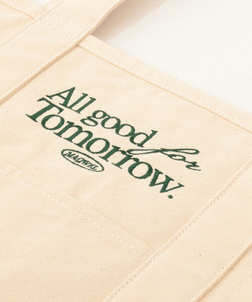 MAQWEL（マクウェル）の「【MAQWEL/マクウェル】AgfT TOTE BAG（トートバッグ・レディース・キナリ/カーキ・FREE）」の22枚目の写真