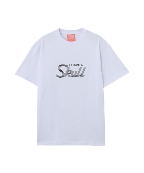 styles(スタイルス)の「WGN I HAVE A SKULL WH T002(Tシャツ/カットソー・メンズ・ホワイト・S/M/L)」の1枚目の写真